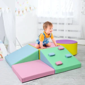 Toddler Foam Climbing Blocks Set – Soft Indoor Montessori Active Play Gym