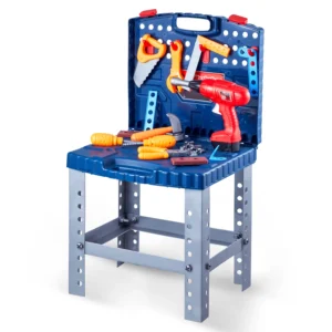 Kids Workbench Tool Set β 56PCS Pretend Play Construction Workbench Toy