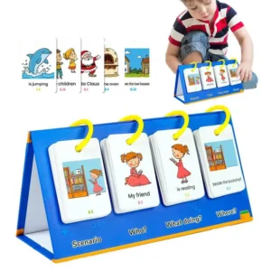 Kids Phonics Flash Cards Set – Interactive Letter Sounds & Vocabulary Learning Cards for Early Reading